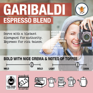 Garibaldi - Espresso Blend - Fair Trade