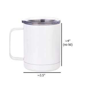 10 Oz Stainless Steel Workshop Mug
